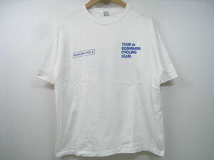 KINASHI CYCLE 木梨サイクル Tシャツ 半袖 ロゴ 白 ホワイト サイズM