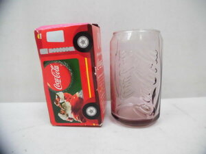 未使用 保管品 2011年 McDonalds×CocaCola マクドナルド コカコーラ 缶型 グラス コップ 紫 パープル 355ml