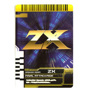 ◆仮面ライダーディケイド ライダーカード 279 ファイナルアタックライド ZX（CSMライダーカードセットEXTRA）