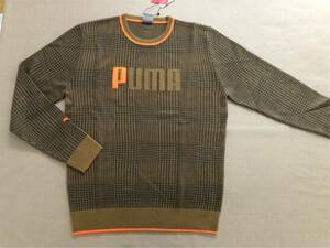 Бесплатная доставка ◆ Новинка ◆ PUMA GOLF Свитер Графического Экипажа ◆ (XL) ◆ 539399-03 ◆ PUMA Гольф