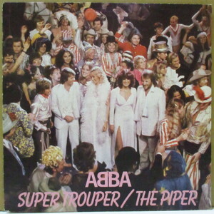 ABBA-Super Trouper (UK オリジナル・ペーパーラベ 7+テキスチャージャケ)