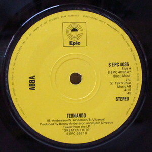 ABBA-Fernando (UK オリジナル 7+カンパニースリーブ)