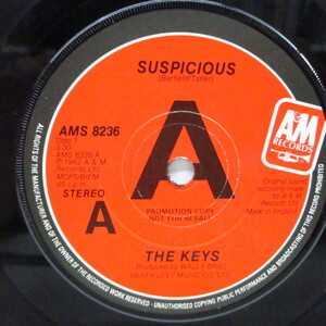 KEYS， THE-Suspicious (UK プロモ 7+カンパニースリーブ)