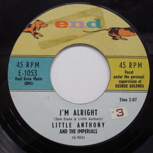 LITTLE ANTHONY & THE IMPERIALS-I'm Alright (US Orig)