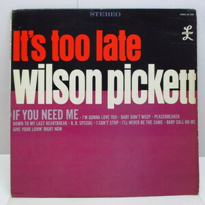 WILSON PICKETT-It's Too Late (US Orig.Stereo LP)