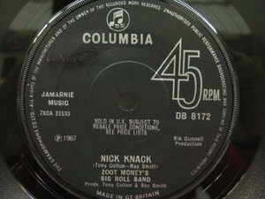 ZOOT MONEY S BIG ROLL BAND-Nick Knack / I Really Learnt How