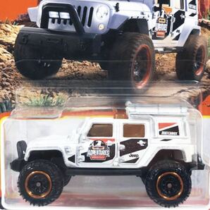 マッチボックス 2022 JEEP ジープ・ラングラー スーパーリフト ホワイト Matchbox ベーシックカーの画像2