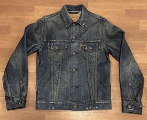 ☆袖リベット付き【MADE IN USA】 赤耳デニム Levi's リーバイス irregular 3rd サード デニム ジャケット ジージャン S表記日本サイズM