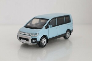 TC 1/64 三菱 デリカ D:5 水色 ブルー系 ガチャ トイズキャビン Mitsubishi Delica D5 L.Blue