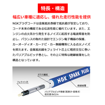 RC-FE60 ディアスワゴン TW1, TW2 プラグコード NGK スバル No.1:22451KA342 No.2:22452KA352 No.3:22453KA272 No.4:22454KA172 車用品_画像2