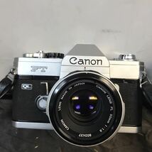 Canon フィルムカメラ FT QL レンズ 50㎜ 1:1.8 説明書付き 動作未確認 キャノン_画像2