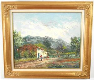 Art hand Auction Pedro Jose Suburbs of Barcelona ◆ Oil painting No. 10 ◆ Autographed ◆ Popular Spanish artist! Framed, painting, oil painting, Nature, Landscape painting