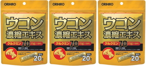 [ free shipping ]olihiro turmeric .. extract granules 20ps.@×3 piece set *