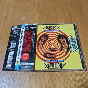 ANTHRAX　アンスラックス「ステート・オブ・ユーフォーリア」国内盤　中古CD