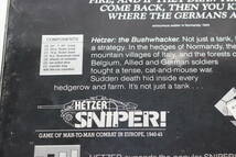 swg (SPI/TSR)HETZER ヘッツアー ; Sniper Companion Game#1 参考訳としてスナイパーの日本語訳付、未開封_画像3