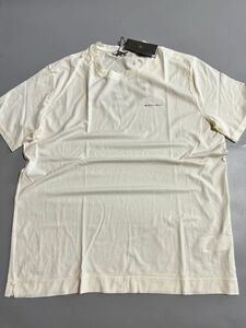 3484】新品3.2万【BOGLIOLI / ボリオリ　S　ブランドロゴプリント　ショートスリーブ　クルーネックＴシャツ】オフホワイト