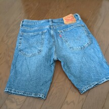 ★Levis リーバイス 405 藍色デニムハーフパンツ w30_画像2