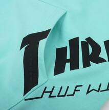 [並行輸入品] HUF THRASHER TDS ALLOVER HOOD ハフ スラッシャー プルオーバーパーカー (ミント) (XXL)_画像5