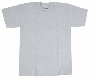 PRO CLUB プロクラブ クルーネック 半袖 ヘビーウェイト プレーン 無地 Tシャツ (ヘザーグレー) (L) [並行輸入品]