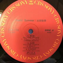 太田裕美 Feelin’Summer 帯付LP レコード 5点以上落札で送料無料R_画像4