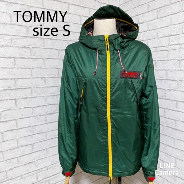 TOMMY DiAPLEX　中綿　ナイロンジャケットグリーン　SIZE　S