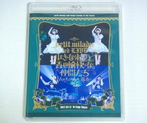 ★Blu-ray【petit milady 3rd LIVE 小さな淑女と森の愉快な仲間たち ムッチュ・森へ還る】ブロマイド付 プチミレディ 悠木碧 竹達彩奈