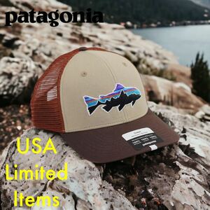 ◆日本未発売◆PATAGONIA Fitz Roy Trout Cap トラッカーキャップ　/ パタゴニア　USA限定　Oartan キャップ　帽子 Hat フィッツロイ