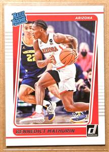 BENNEDICT MATHURIN (ベネディクト・マサリ) 2022-23 RATED ROOKIE ルーキー トレーディングカード 【NBA,インディアナペイサーズ,PACERS】