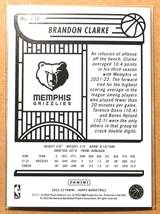 BRANDON CLARKE (ブランドン・クラーク) 2022-23 HOOPS トレーディングカード 139 【NBA,グリズリーズ,GRIZZLIES】_画像2