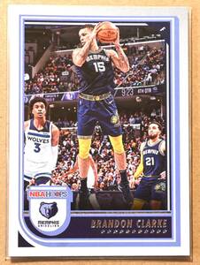 BRANDON CLARKE (ブランドン・クラーク) 2022-23 HOOPS トレーディングカード 139 【NBA,グリズリーズ,GRIZZLIES】