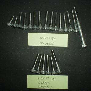 KSR50/KSR80 エンジンカバー用 ステンキャップボルトセット 新品