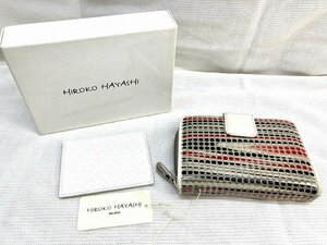 HIROKO HAYASHI ヒロコハヤシ ラウンドファスナー財布 箱付き[032489