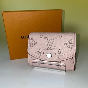 Louis Vuitton 美品 三つ折り財布 マヒナ イリス xs ヴィトン