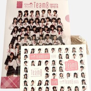 AKB48 team8 ファイル　シール