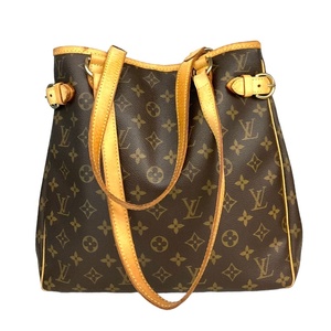 ルイ・ヴィトン LOUIS VUITTON バティニョール・ヴェルティカル M51153 モノグラム キャンバス トートバッグ レディース 中古