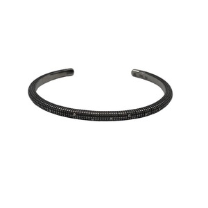 Damiani Damiani Metropolitan 8p Diamond Bangle Black K18 Используемые аксессуары из белого золота белого цвета