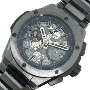 ウブロ HUBLOT ビッグバン　ウニコ　インテグラル　ブラックマジック 451.CX.1140.CX ブラック セラミック 腕時計 メンズ 中古