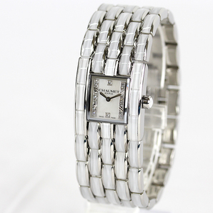 ショーメ CHAUMET ケイシス ホワイトクリスタル W19635-35A クオーツ レディース 腕時計 中古の画像2