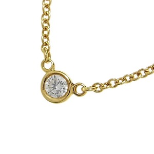  Tiffany TIFFANY&CO visor yard diamond necklace K18YG diamond jewelry used 