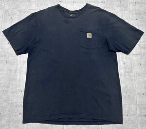 大きいサイズ カーハート USA企画 ポケット Tシャツ オリジナルフィット　　ワンポイント アメリカ企画 Carhartt ストリート 柳8296