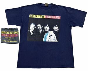 90s USA製 ローリング・ストーンズ バンド Tシャツ 1994-1995　　ツアー Budweiser ROLLING STONES TOUR 94/95 大きいサイズ XL 柳8250