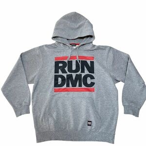 大きいサイズ RUNDMC フーディースウェット パーカー ビッグロゴ デカロゴ　　ヒップホップ ストリート ラップ B系 雅柳53