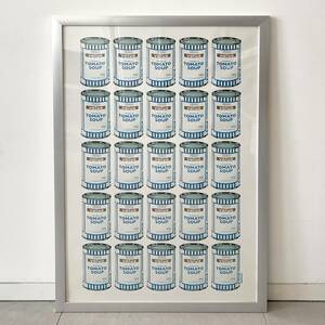 banksy tesco value tomato soup cans 2006 ポスターのみ 額装フレーム無 バンクシー