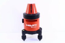 ●HILTI ヒルティ PV31 レーザー墨出し器 水平 垂直 計測 測定 測量 工具 ケース付き【10878091】_画像2