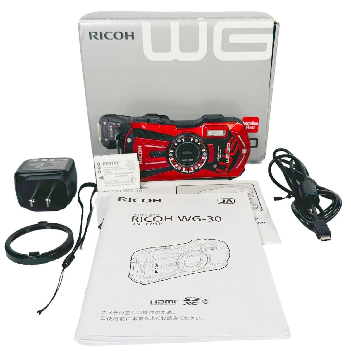 リコー RICOH WG-30 [エボニーブラック] オークション比較 - 価格.com