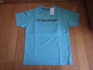 F.C.Real Bristol エフシーレアルブリストル AUTHENTIC TEAM LOGO TEE オーセンティック チーム ロゴ T サイズL 色LIGHT BLUE FCRB-210064 