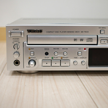 TEAC/ティアック【MD-70CD-S/CDプレーヤー/MDデッキ/2019年製/リモコン+電源ケーブル+説明書付】宅急便(EAZY)匿名配送_画像2