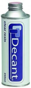 デキャントデカント(DECANT)ポリエステル樹脂クリアレジン CLEAR RESIN　サーフィンウェットスーツボードケースハードケースニットケースソ