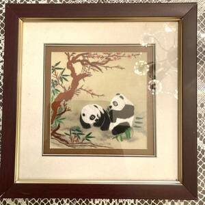  new goods unused China Panda small . embroidery frame goods Chinese hand made hand embroidery handicraft 