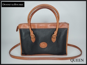 ドゥーニーアンドバーク 2WAYレザーバッグ★DOONEY BOURKE/ショルダーバッグ/23*9*2-8